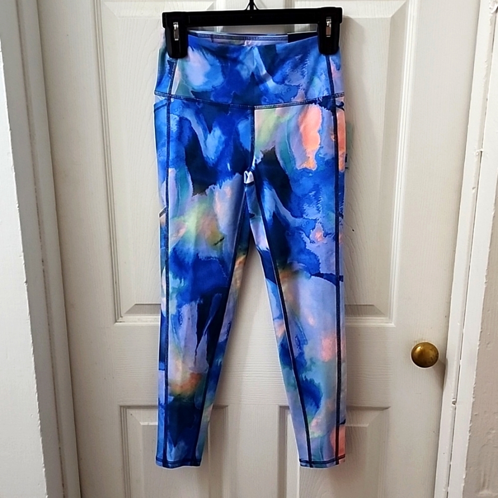 DSG Women's Performance High Rise 7/8 Leggings, XS, Blue